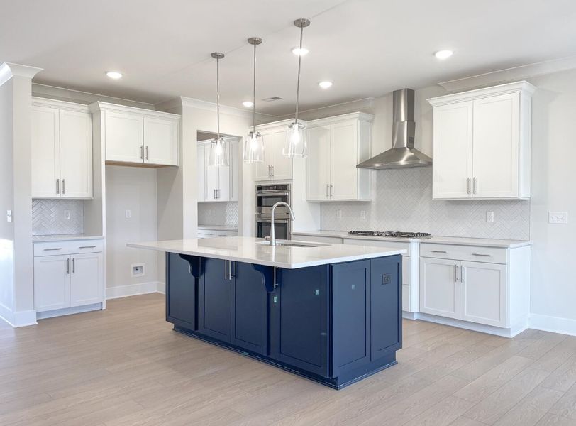 Furnished interior view inside a new home in Founders Club, Moore (Image 6).