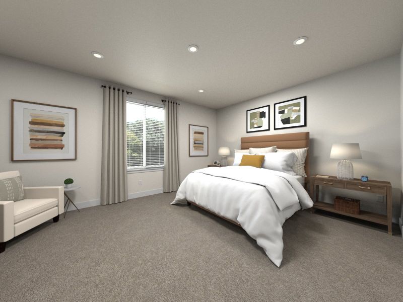 Furnished interior view inside a new home in Summerstone II, Marana (Image 5).