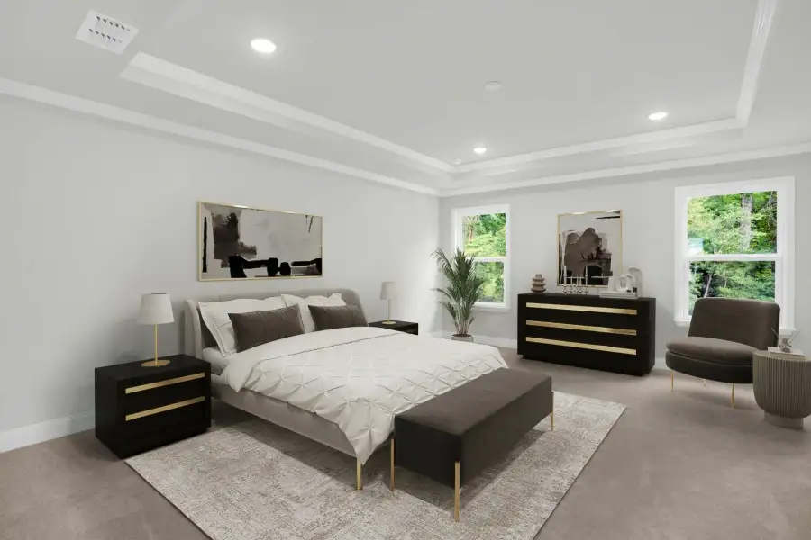 Furnished interior view inside a new home in Carriage Estates, Lexington (Image 13).