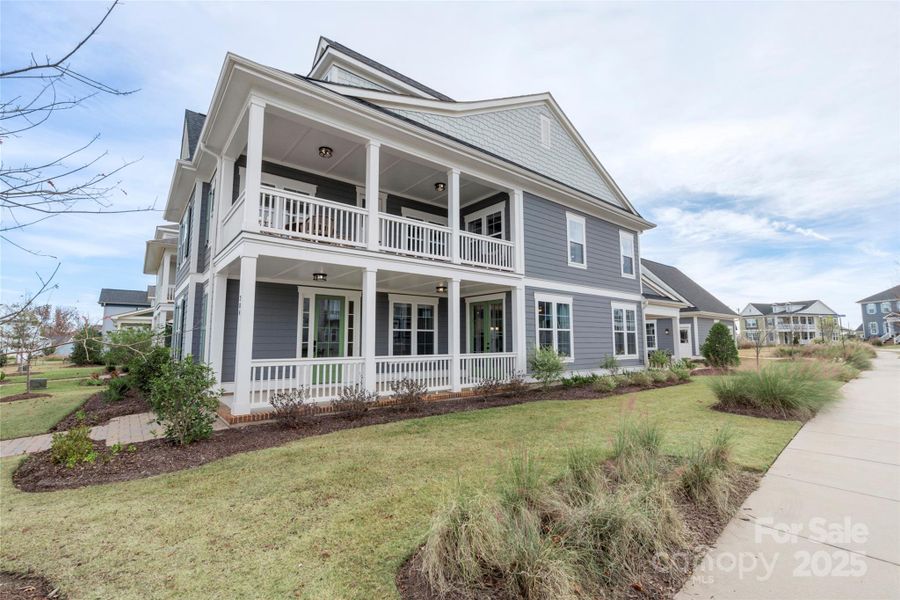 Exterior details and patio area of a home in Riverwalk, Rock Hill (Image 25).