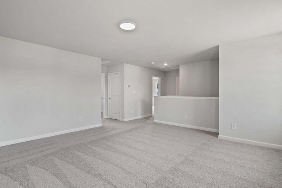 Representative unfurnished interior of a home built from the Camellia by Caviness & Cates Communities in Bartlett Manor, Youngsville (Image 97).