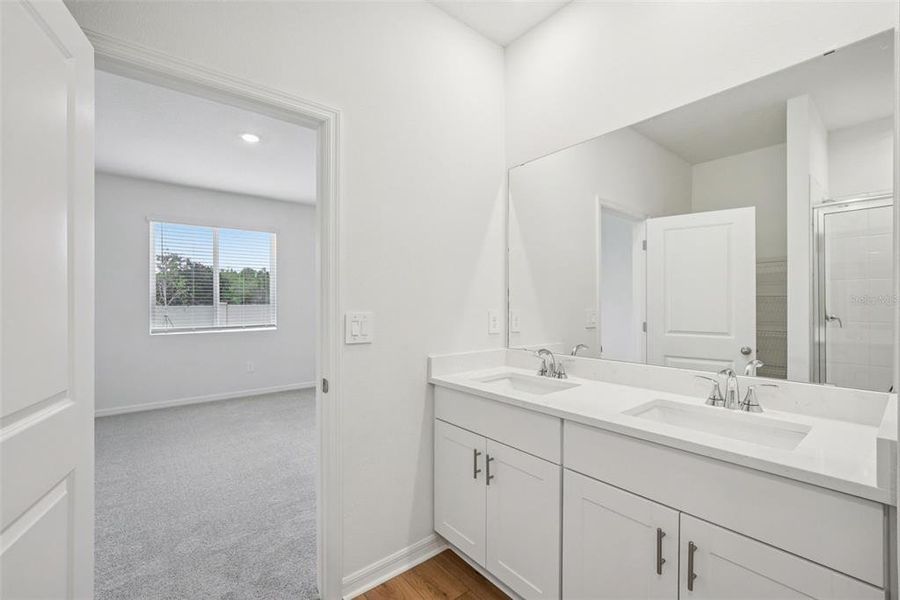 Furnished interior view inside a new home in Two Rivers - Classic Series, Zephyrhills (Image 4).