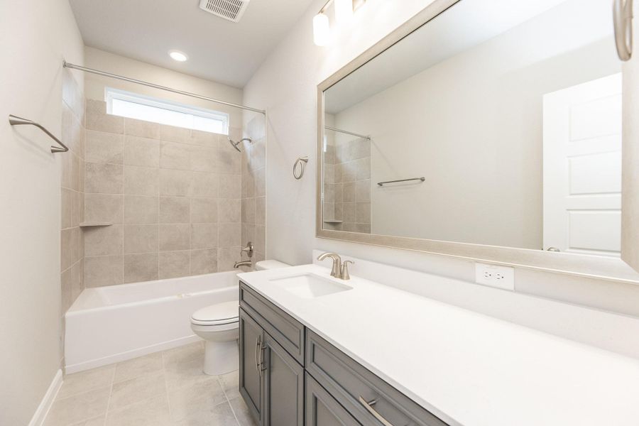 Furnished interior view inside a new home in Dunvale Village - Patio Home Collection, Houston (Image 8). Furnished interior view inside a new home in Dunvale Village - Patio Home Collection, Houston (Image 8).