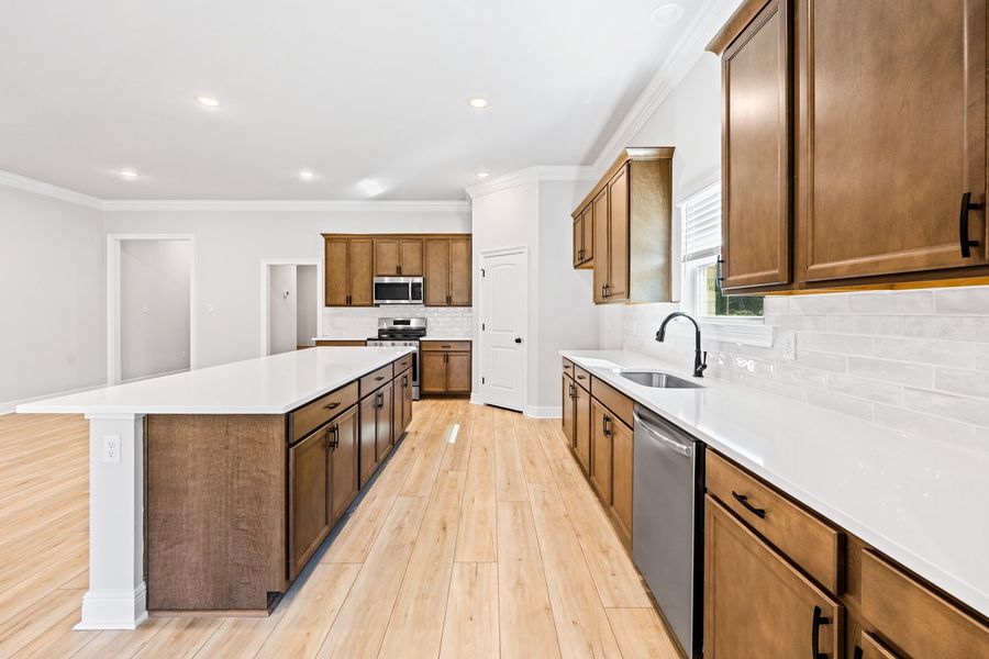 Furnished interior view inside a new home in Young Oaks, Crestview (Image 5).