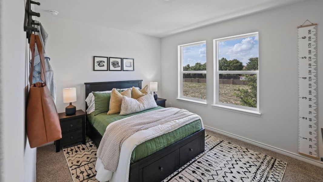 Furnished interior view inside a new home in Prairie Oaks, Oak Point (Image 14).
