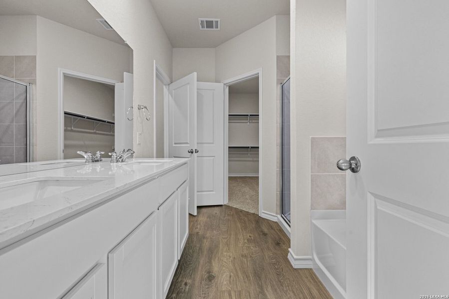 Furnished interior view inside a new home in Redbird Ranch, San Antonio (Image 7).