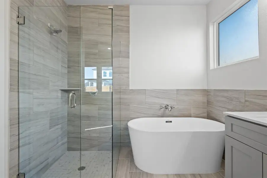 Furnished interior view inside a new home in Enclave at Cele, Pflugerville (Image 10).