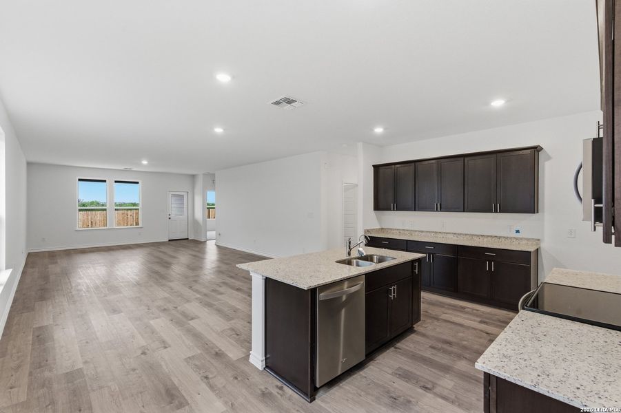 Furnished interior view inside a new home in The Overlook at Creekside, New Braunfels (Image 17).