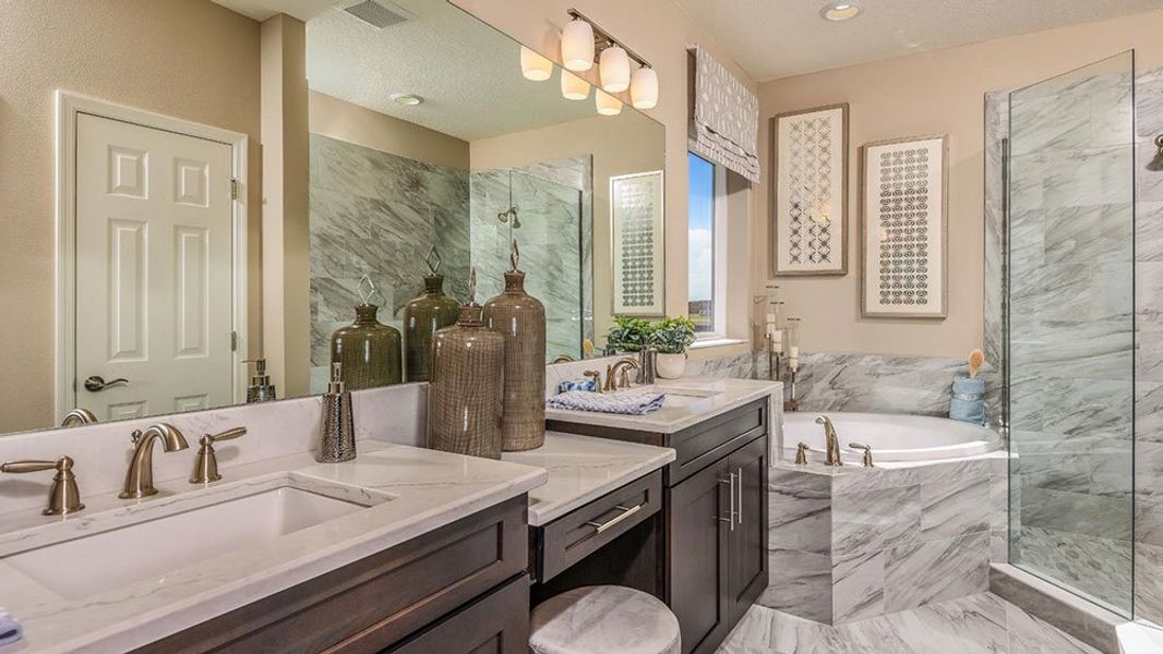 Furnished interior view inside a new home in Firethorn, Parrish (Image 8).