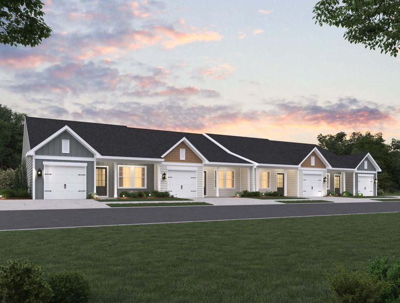 Front exterior of a new home in Hammock Walk at Nexton, Summerville, SC, highlighting curb appeal (Image 1).