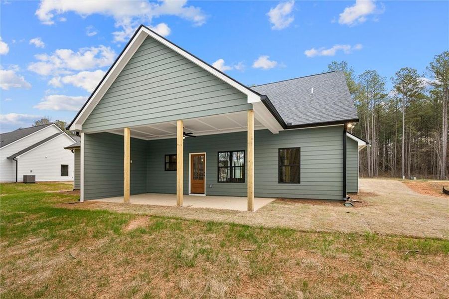 Exterior details and patio area of a home in , Rockmart (Image 27).