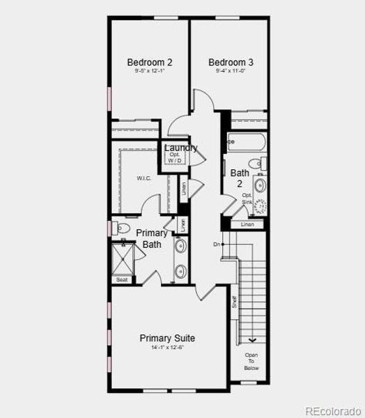 End Unit Floor Plan