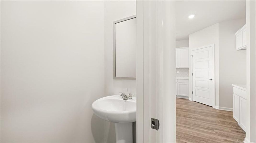 Furnished interior view inside a new home in The Preserve at Agricultural Village, Perry (Image 16).