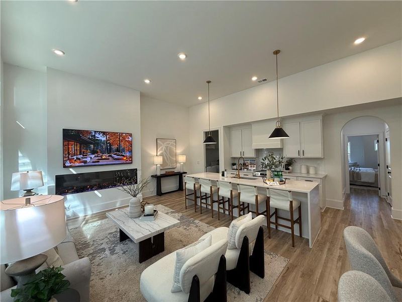 Furnished interior view inside a new home in , Waleska (Image 15).
