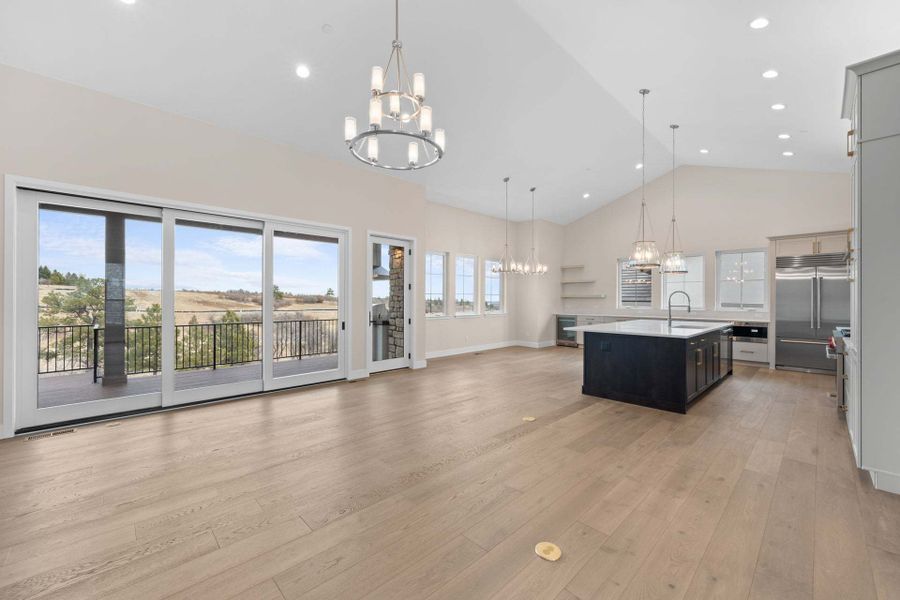 Residence 2 | Great Room | V3 layout | The Summit at Castle Pines by Trumark Homes