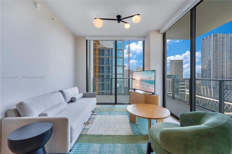 Furnished interior view inside a new home in , Miami (Image 12). Furnished interior view inside a new home in , Miami (Image 12).