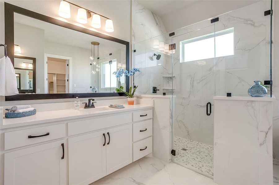 Furnished interior view inside a new home in , Weatherford (Image 24).