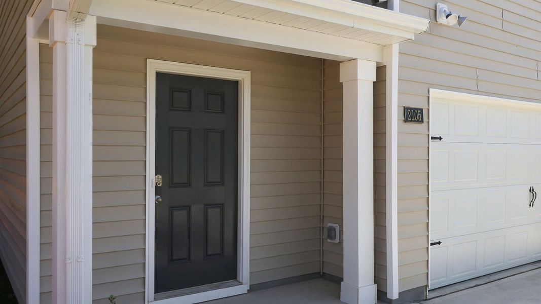 Exterior details and patio area of a home in Carter Ridge, Greenville (Image 3). Exterior details and patio area of a home in Carter Ridge, Greenville (Image 3).