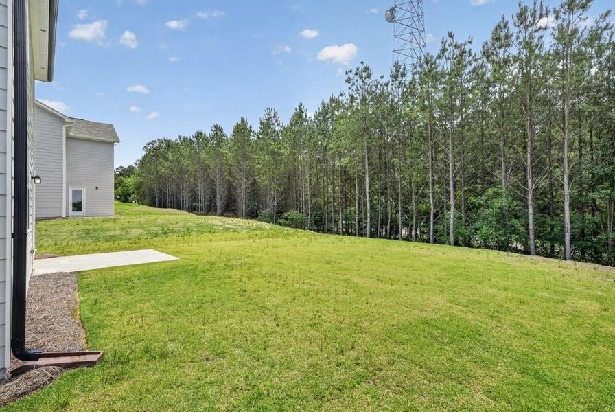 Exterior details and patio area of a home in Heritage River, Euharlee (Image 3).