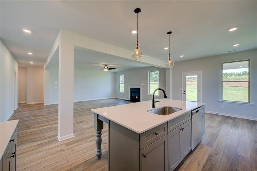 Furnished interior view inside a new home in Brighton, Locust Grove (Image 5).