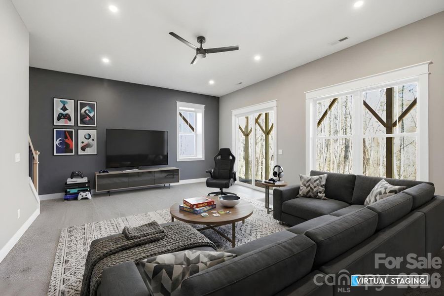 Walkout Basement Recreation Room