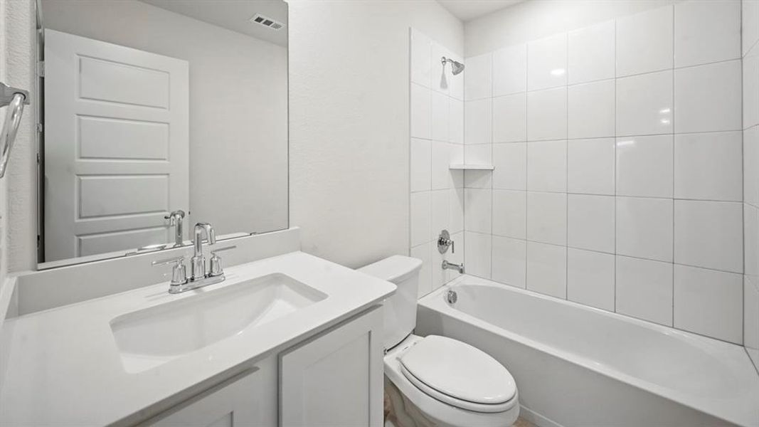 Furnished interior view inside a new home in Lilybrooke at Legacy Hills, Celina (Image 1). Furnished interior view inside a new home in Lilybrooke at Legacy Hills, Celina (Image 1).