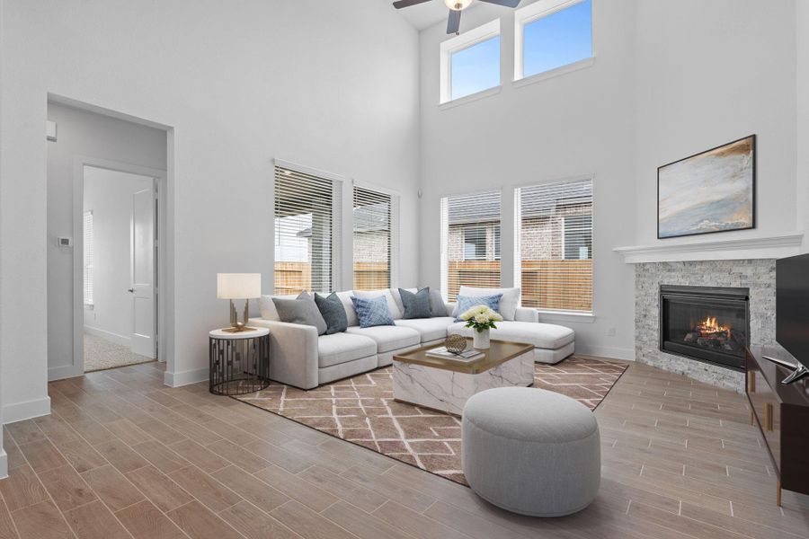 Furnished interior view inside a new home in Attwater, Waller (Image 10).