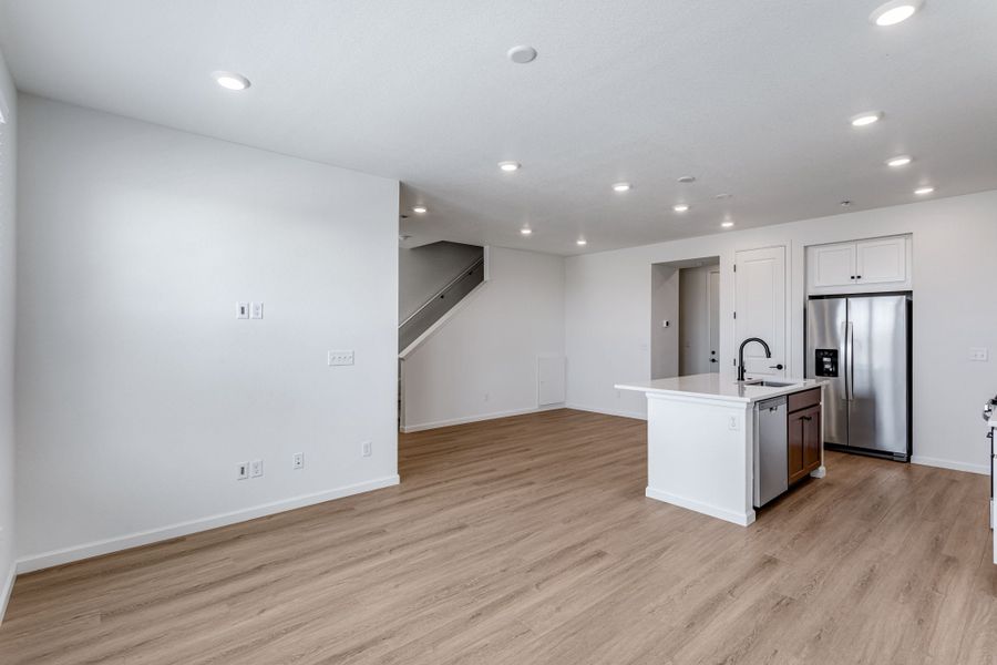 Spacious, unfurnished interior of a new home in Westside Crossing, Berthoud (Image 15).