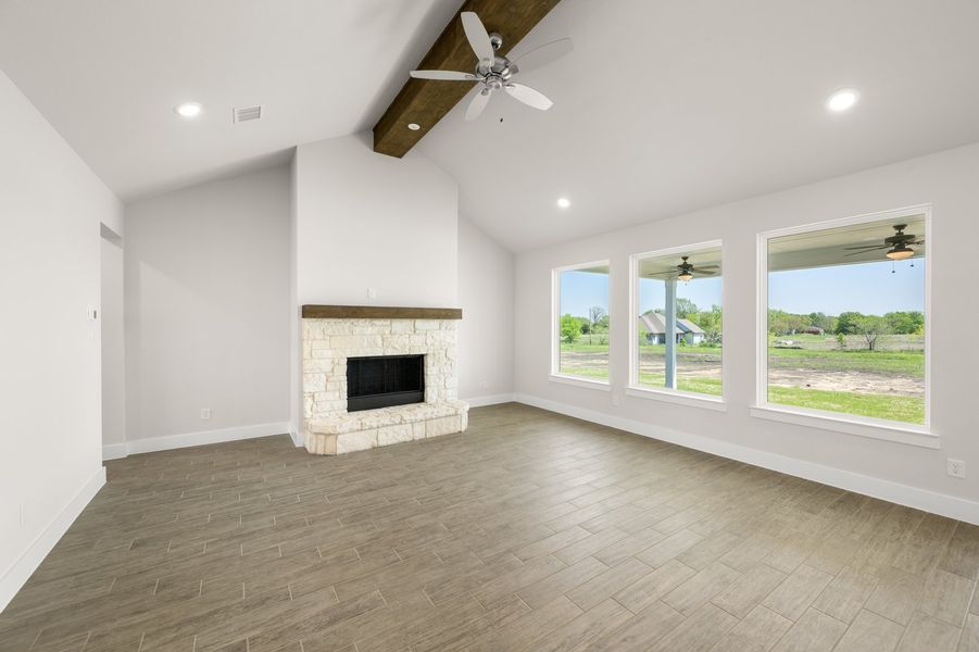 Front exterior of a new home in Carrera Ranch, Waxahachie, TX, highlighting curb appeal (Image 17).