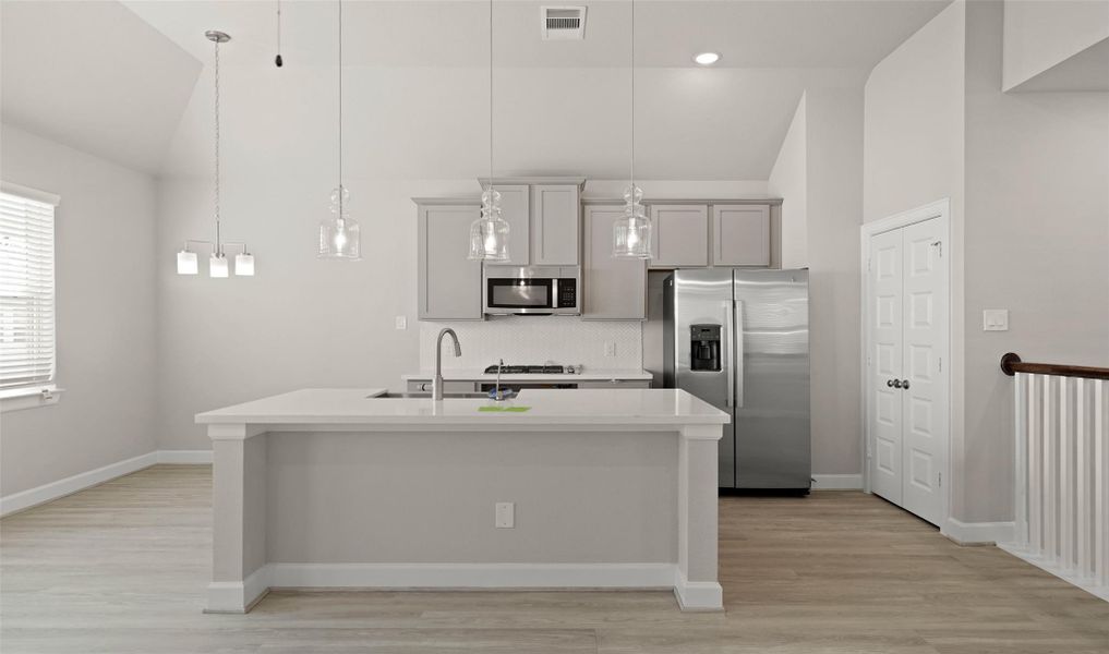 Gourmet island kitchen (*Photo not of actual home and used for illustration purposes only.)