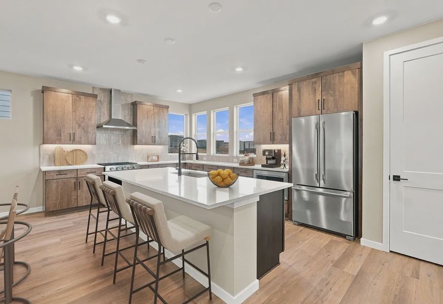 Homesite 346 Kitchen - Virtually Staged - 8 of 17