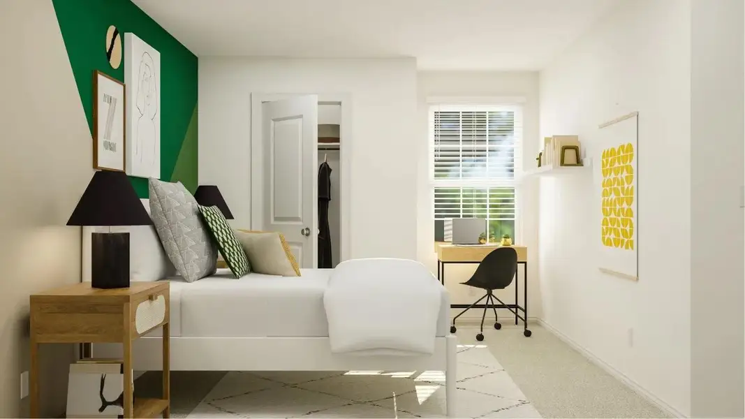 Furnished interior view inside a new home in Plum Creek North: Stonehill Collection, Kyle (Image 8).