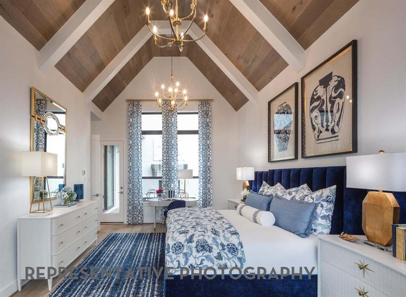 Furnished interior view inside a new home in Mustang Lakes, Celina (Image 9).