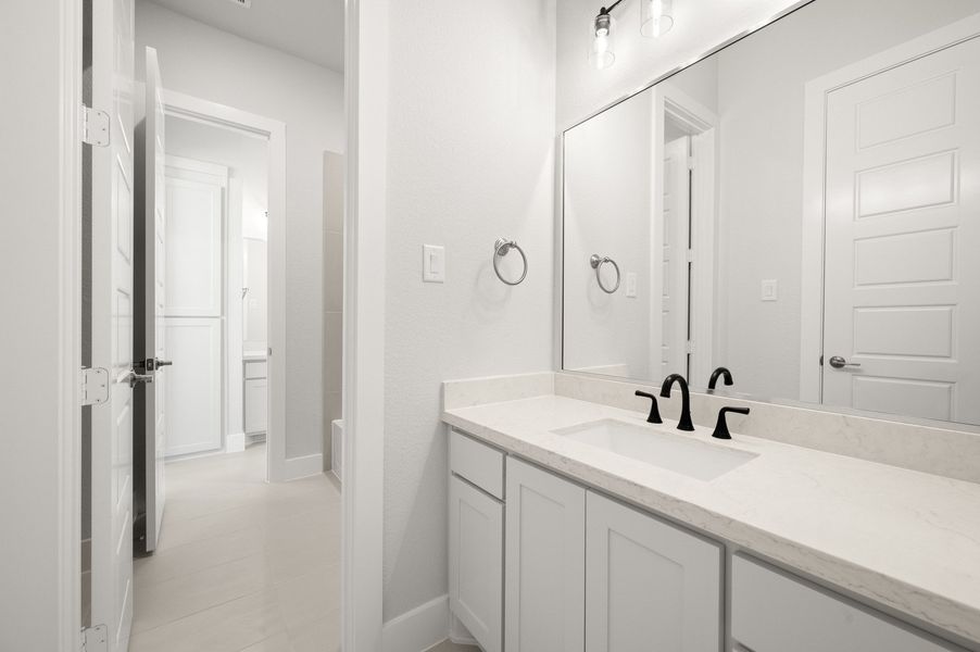 Furnished interior view inside a new home in Byrum Ranch - 1 Acre Lots, Maypearl (Image 10).
