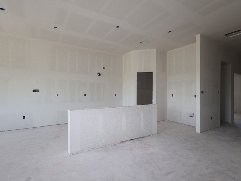 In-progress construction of a new home in Carillon, Manor, TX (Image 11).