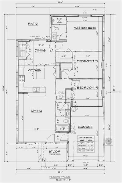 2D floor plan layout of this home in , Lakeland, FL (Image 5).