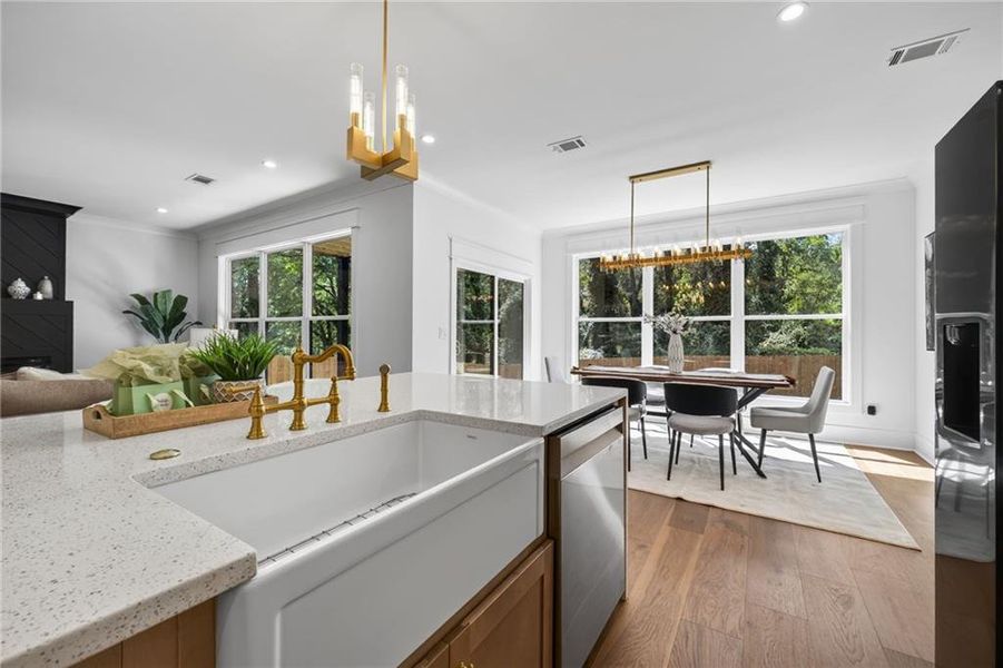Furnished interior view inside a new home in , Hoschton (Image 11).