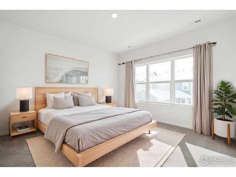 Furnished interior view inside a new home in Kinston Mainstreet Townhomes, Loveland (Image 15).