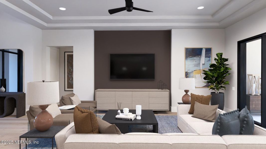 Furnished interior view inside a new home in , St. Augustine (Image 14).