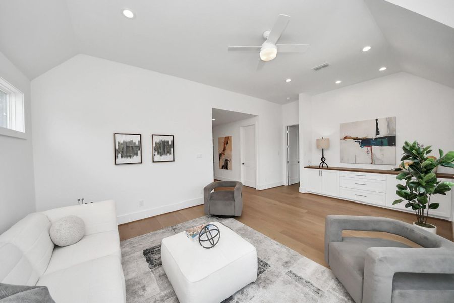 Furnished interior view inside a new home in , Houston (Image 20).