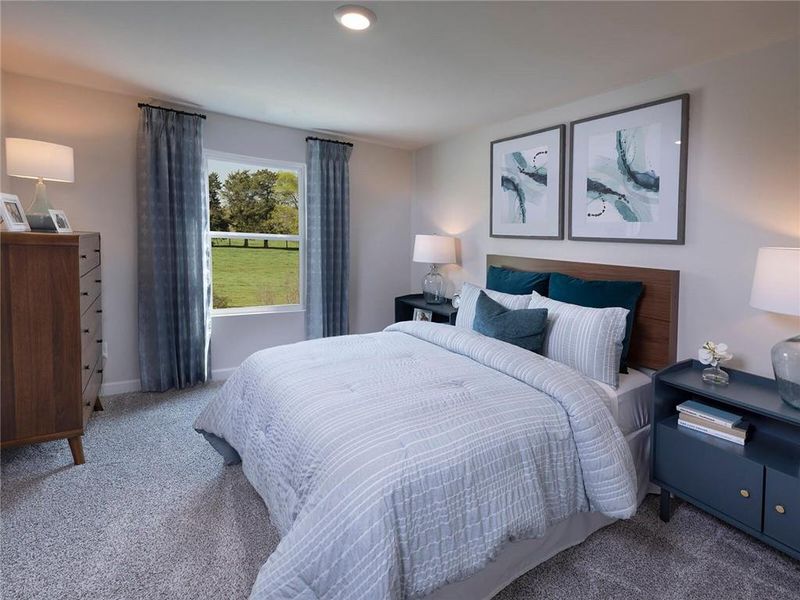 Furnished interior view inside a new home in Ivey Township, Dallas (Image 6).