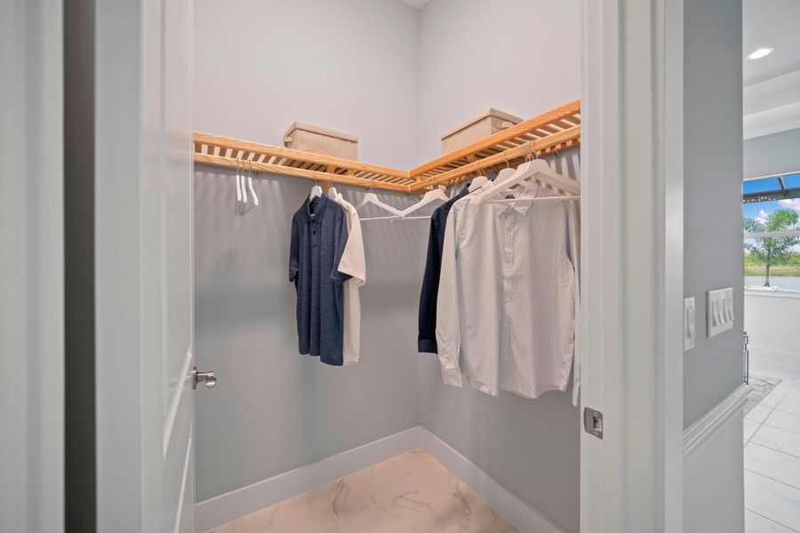 2D floor plan layout for the Mariposa by GHO Homes in Belterra, Port St. Lucie, FL (Image 62).