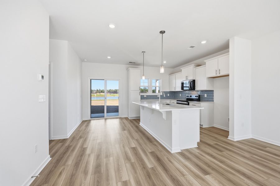 Representative furnished interior of a home built from the Driftwood II by Great Southern Homes in Ashrei, Gaston (Image 14).