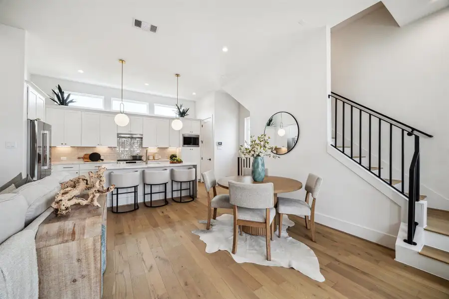 Furnished interior view inside a new home in , Houston (Image 32).