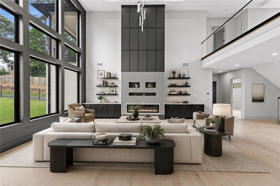 Furnished interior view inside a new home in , Lawrenceville (Image 8).