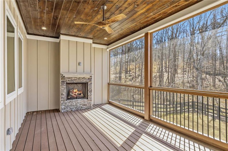 Exterior details and patio area of a home in , Alpharetta (Image 31).