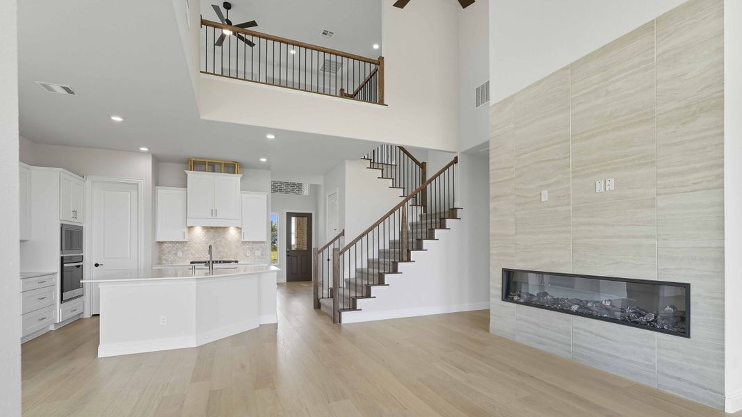 Furnished interior view inside a new home in Clearview Ranch, Royse City (Image 9).