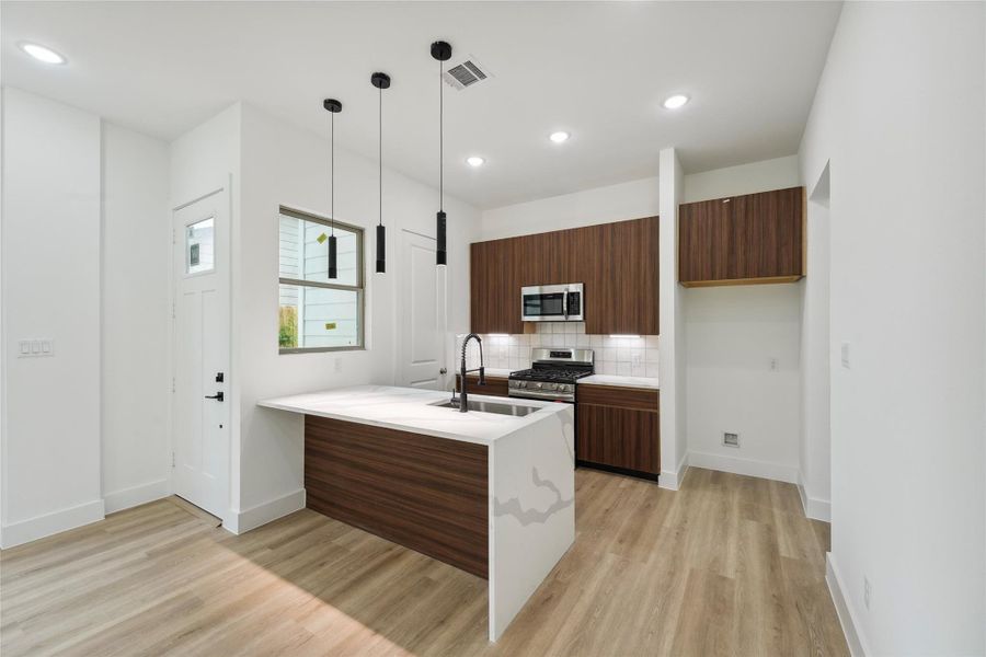 Furnished interior view inside a new home in , Houston (Image 7).