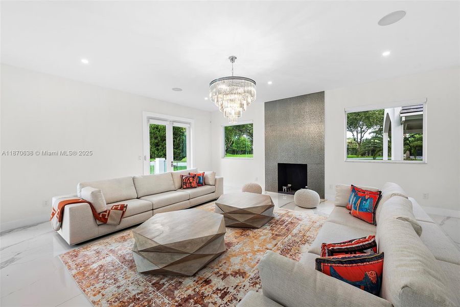 Furnished interior view inside a new home in , Palmetto Bay (Image 27).