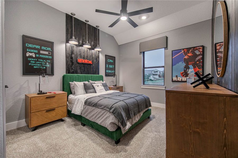 Furnished interior view inside a new home in Sweetwater, Austin (Image 45).
